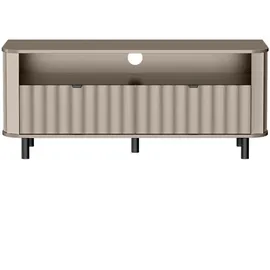 beautysofa Nevada TV-Lowboard 137x57x40,5 cm Grau Holzwerkstoff