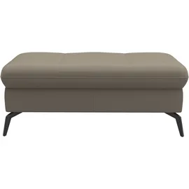 sit&more Polsterhocker Amica mit Stauraum 102 x 47 x 69 cm Grau