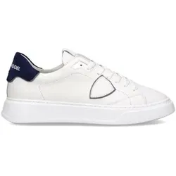 Philippe Model  Sneaker BTLU VD23 - TENPLE-VEAIU DAIM BLANC BLUE  in Weiss, 43