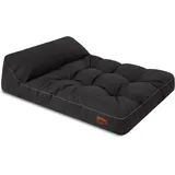 texcorp Hundesofa HOBBYGARDEN XL 115 x 78 cm schwarz