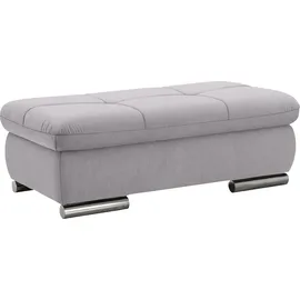 Set One by Musterring Stauraumhocker SO 4100 128 x 43 x 68 cm Silber