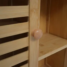 Mendler HWC-O73 Badschrank 60 x 50 x 19 cm Braun Holz, MDF