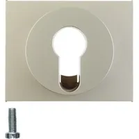 Berker Zentralstück für Schlüsselschalter/-taster edelstahl