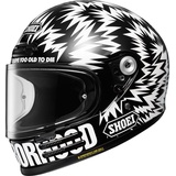 Shoei Glamster-06 Neighborhood X, Integralhelm - Schwarz/Weiß - M