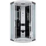 AcquaVapore Duschkabine Dusche D46-03T0 80x80 cm ohne 2k Scheiben Versiegelung