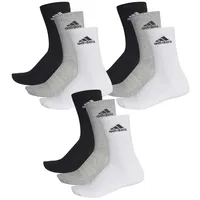 adidas Cushioned Crew Tennissocken 9er Pack Grau/Mehrfarbig 46-48