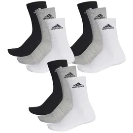 adidas Cushioned Crew Tennissocken 9er Pack Grau/Mehrfarbig 46-48