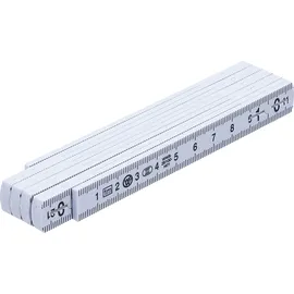 BGS Gliedermaßstab 2054 Weiß 1 m