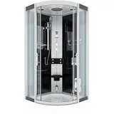 AcquaVapore Dampfdusche Duschtempel Sauna Dusche Duschkabine D46-23T2 EC 100x100