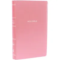 Thomas Nelson NKJV, Gift and Award Bible, Leather-Look, Pink,