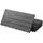 ECD Germany WPC Terrassenfliesen Anthrazit 60 x 30 cm 30 St.