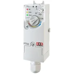 EOB Anlegethermostat 646, elektronisch, PT02, weiß