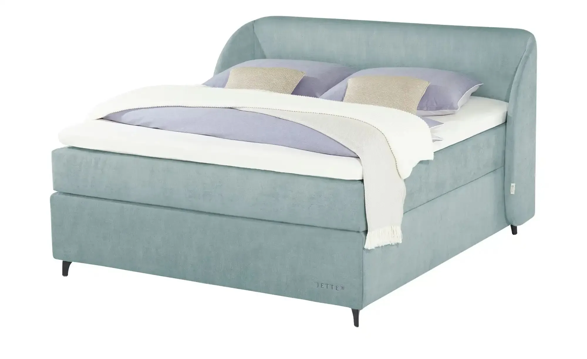 Jette Home Boxspringbett  Jette Embrace , blau , Maße (cm): B: 218 H: 126,5