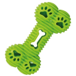 Nobby Spielknochen Hundespielzeug Soft TPR Knochen grün
