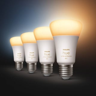 Philips Hue White Ambiance E27 6W, 4er-Pack (929002489804)