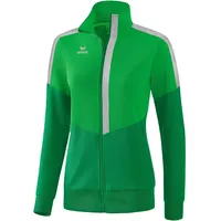 Erima Squad Trainingsjacke Damen fern green/smaragd/silver grey 40