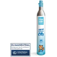 CO2-Zylinder 425g (60 l) für Trinkwassersprudler Levivo/Mysodapop/Aarke, uva.