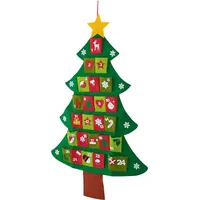 XXL Adventskalender 24 Taschen zum Befüllen aus Filz Weihnachtskalender zum Aufhängen