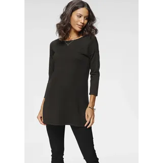 LAURA SCOTT Longpullover in schwarz | Gr.: 40