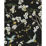BOUTIQUE Superfresco Easy Vliestapete Japan 52 cm x 10 m 1000 g Grün/Schwarz