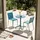 Oviala Palavas Gartenstuhl 2 St. 59 x 59 x 108 cm blau