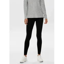 Leggings »ONLLIVE LOVE NEW LEGGINGS NOOS JRS«, Gr. XL (42) - N-Gr, black, , 41136465-XL N-Gr