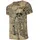 RUSTY NEAL T-Shirt RUSTY NEAL "Rusty Neal", Herren, Gr. S, grün (khaki), 100% Baumwolle, bedruckt, normal, Rundhals, Shirts T-Shirt, mit Allover-Print