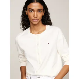 Tommy Hilfiger Cardigan Jersey Stitch Weiß XS
