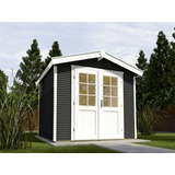 Weka Gartenhaus 218 3,01 x 2,95 m anthrazit