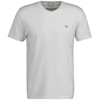 GANT T-Shirt mit V-Ausschnitt - Weiß - 3XL,XXXL