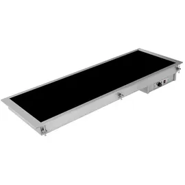 onnera Einbau Glaskeramik-Warmhalteplatte mit Strahlheizkörpern GN 2/1