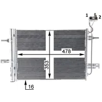 Mahle AC 30 000P A/C-Kondensator PREMIUM LINE