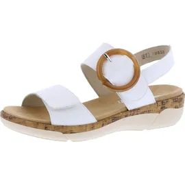 remonte Riemchensandalen Damen Weiß 37
