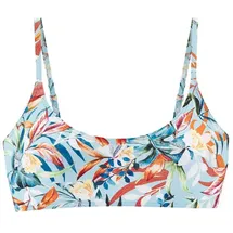 VENICE BEACH Bustier-Bikini-Top Damen hellblau-bedruckt Gr.38 Cup C/D