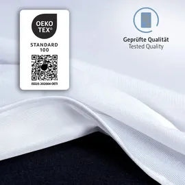 Komfortec Matratzenschoner 2er-Set 90 x 200 cm Weiß