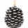 MARELIDA Kiefernzapfen LED Kerze 10,5 cm braun