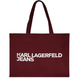 Karl Lagerfeld Jeans, Damen, Essential Logo Shopper, Lila, One size