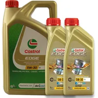 7 Liter Castrol EDGE 5W-30 C3 Motoröl Motorenöl / MB Opel Renault VW