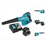 Makita DUB 185 RG Akku Laubbläser Gebläse 18 V + 2x Akku 6,0 Ah + Ladegerät