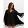 bonprix Morgenmantel Schwarz XS