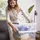 SUNWARE Q-Line Aufbewahrungsbox 50 x 40 x 18 cm 3-tlg. transparent/silber