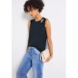 STREET ONE Shirttop mit Cut-Out blau 40 EU
