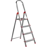 Rolser Trittleiter 4 Stufen - Silver - 80 cm