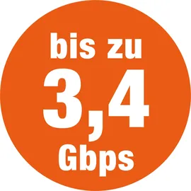 Selfsat MWR 6550 5G Cat 19 WiFi 6 WLAN Router bis 3,4 Gbps inkl. Shark 5G Antenne weiß