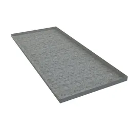 Metallplatte zum Abdecken der Holzarbeitsplatte der Simonrack Werkbank 1200x750 mm VERZINKT