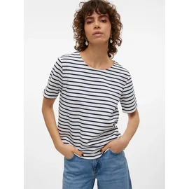 Vero Moda VMABBY SS ZIP TOP JRS NOOS Weiß M