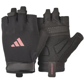 adidas Essential Training Graphic Handschuhe schwarz rosa – S