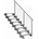 DOLLE Außentreppe Gardentop 144-176 cm Aluminium