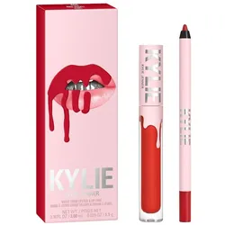 KYLIE COSMETICS Velvet Lip Kit Sets   405 - RED VELVET