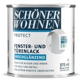 Schöner Wohnen Protect Fenster- und Türenlack glänzend weiß 375 ml